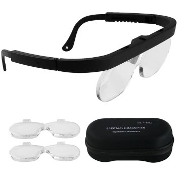 Headset Magnifier Glasses for Reading & Close Work 1.5x 2.5x 3.5x