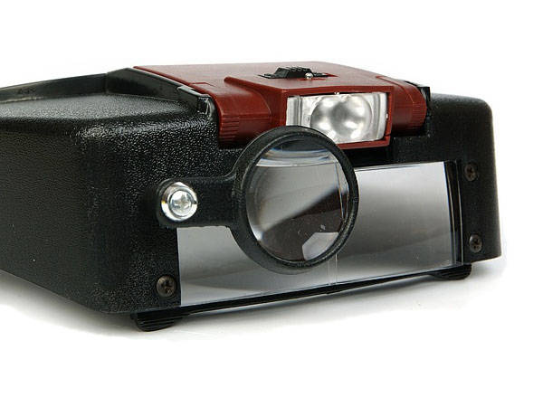 Headband Magnifier with 2 LED Lights and 4 Lenses 1.5x 3x 8.5x 10x (1)