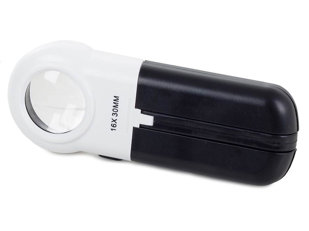 Handheld 16x Magnifying Glass with LED Light for Reading and Hobbies (0)