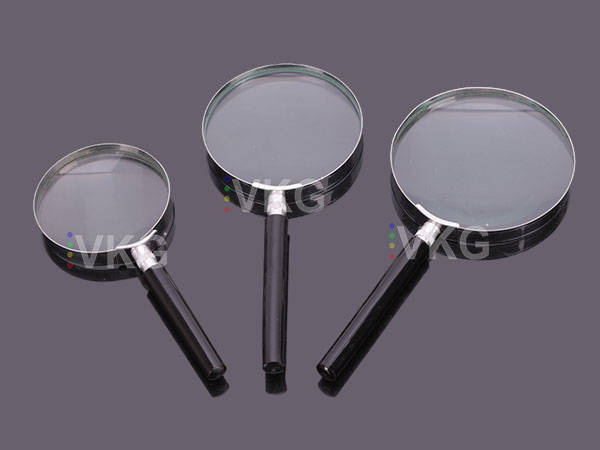Classic 75mm Handheld Magnifying Glass with Metal Frame (3)
