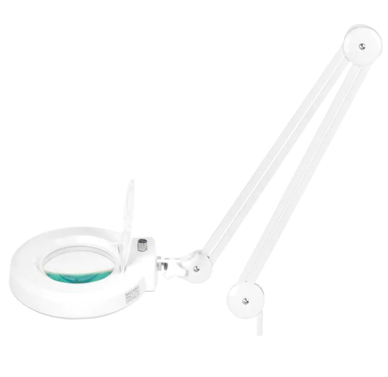 Cosmetology magnifying LED lamp S5 with tripod, white (3)