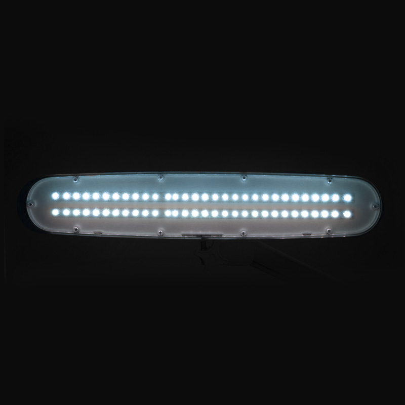 LED Beauty Desk Lamp Elegante 801-l with Clamp and Dimmable Light, White (2)