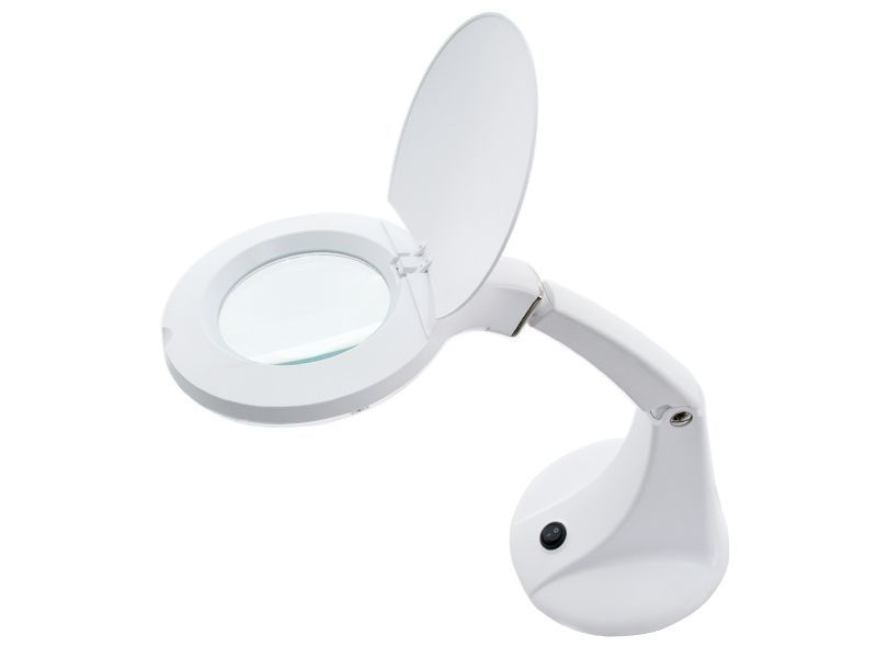 Cosmetology magnifying lamp ELEGANTE MINI 30 LED SMD 5D, white (2)