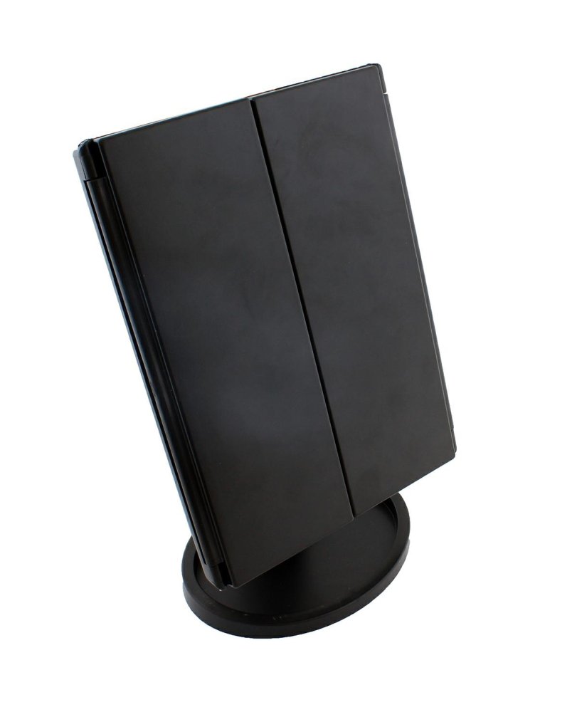 Superstar Magnifying Makeup Mirror with LED Lightning and 2x 3x Magnification, Black (6)