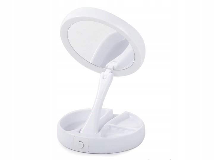 Magnifying Table Makeup Mirror with LED Light Foldable (0)