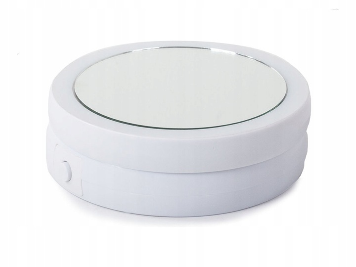 Magnifying Table Makeup Mirror with LED Light Foldable (11)