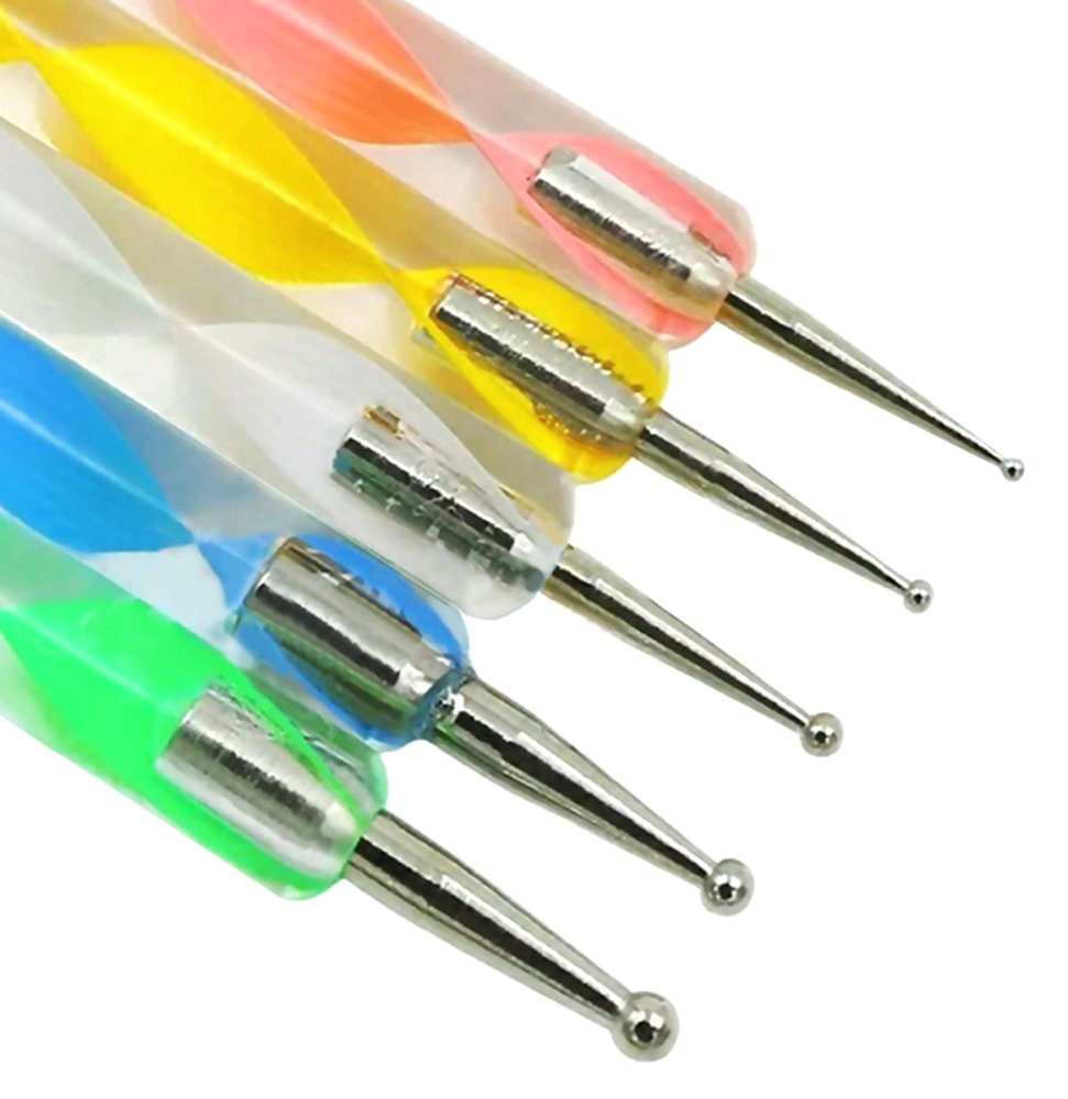 Nail Art Dotting Tools Set, 5 Pcs (2)