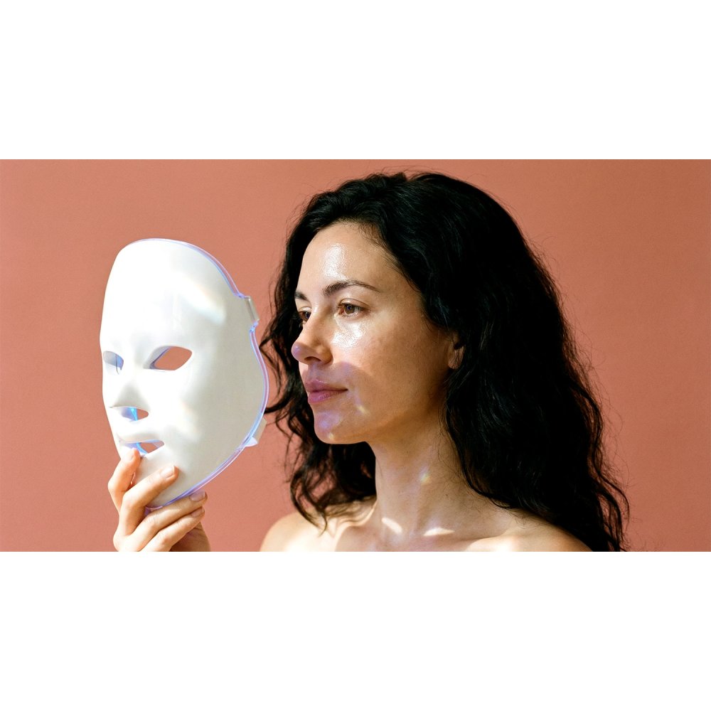 LED Light Therapy Face Mask Marielle MML, White (2)