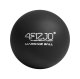 4FIZJO Trigger Point Massage Lacrosse Roller Ball Myofascial Rehab Physiotherapy - 6.25cm, Black