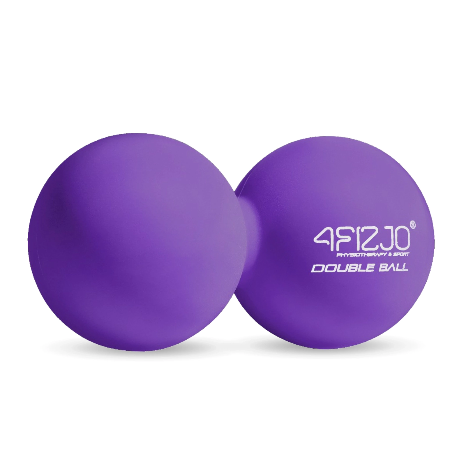 Double Massage Ball 4FIZJO DOUBLE BALL, purple