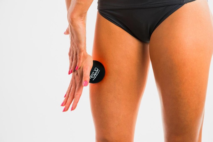 4FIZJO Trigger Point Massage Lacrosse Roller Ball Myofascial Rehab Physiotherapy - 6.25cm, Black (1)