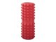 Massage roller for back and legs with bumps, crossfit, yoga, red