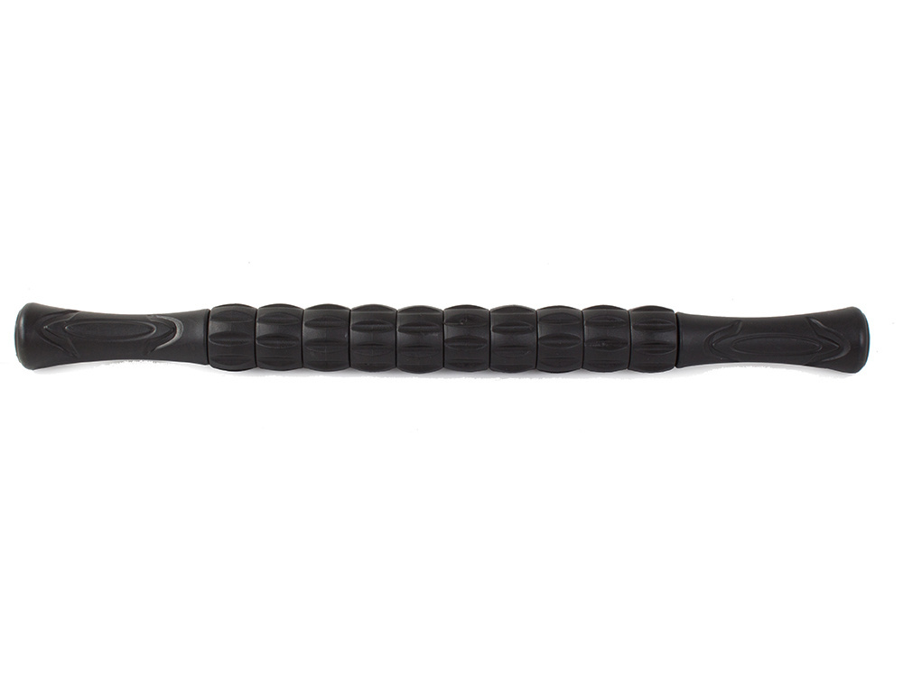 Massage roller for body, back and legs with 360° rotation, black (1)