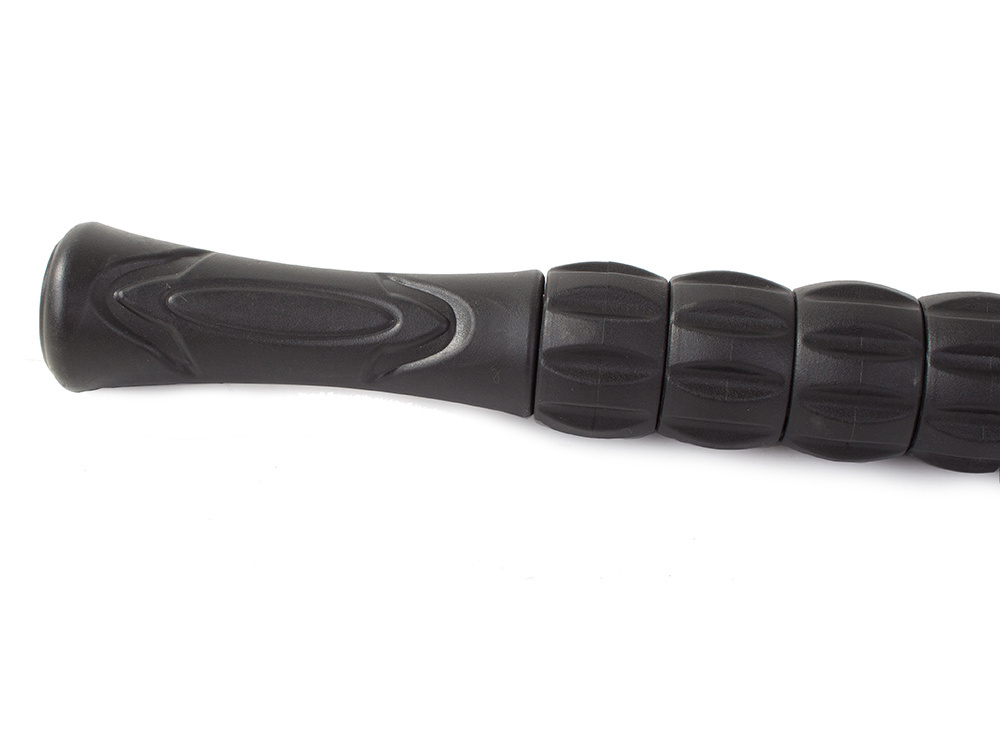 Massage roller for body, back and legs with 360° rotation, black (2)