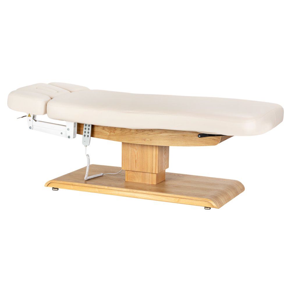 Electric SPA Bed Sillon Relax, cream with light brown base (2)