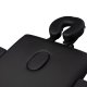 Foldable massage table ALUMINUM COMFORT 3 sections, black
