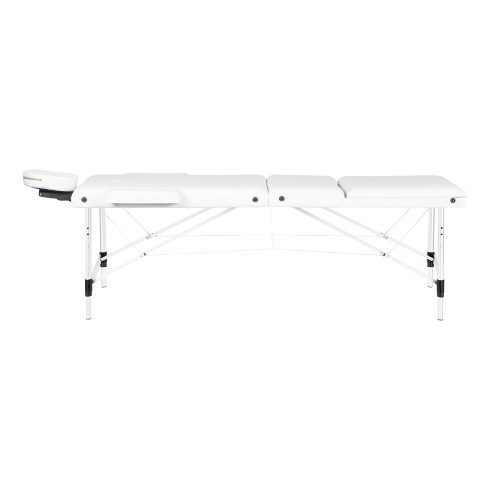 Portable Massage Table Balance Folding Aluminum 3 Section, white (1)