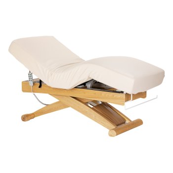 Electric SPA Beauty Bed Sillon Siesta, cream with light brown base