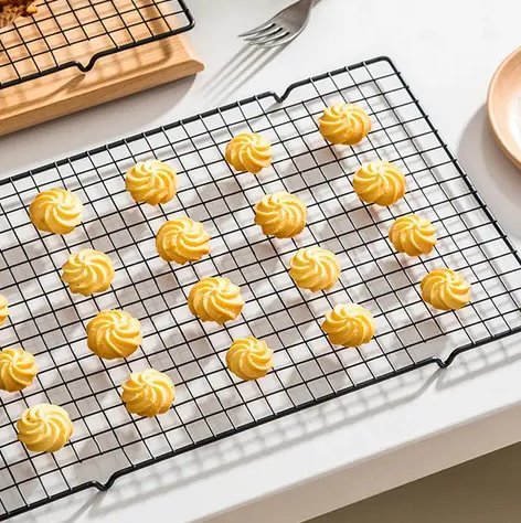 Stainless Steel Cooling Tray with Mesh, Rack for Cake, Cookie, Pie, 27x25cm (6)