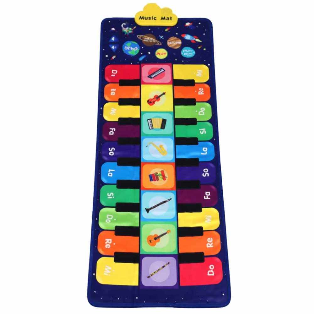 Interactive Musical Dance Mat for Kids 8 Instruments 10 Melodies (2)
