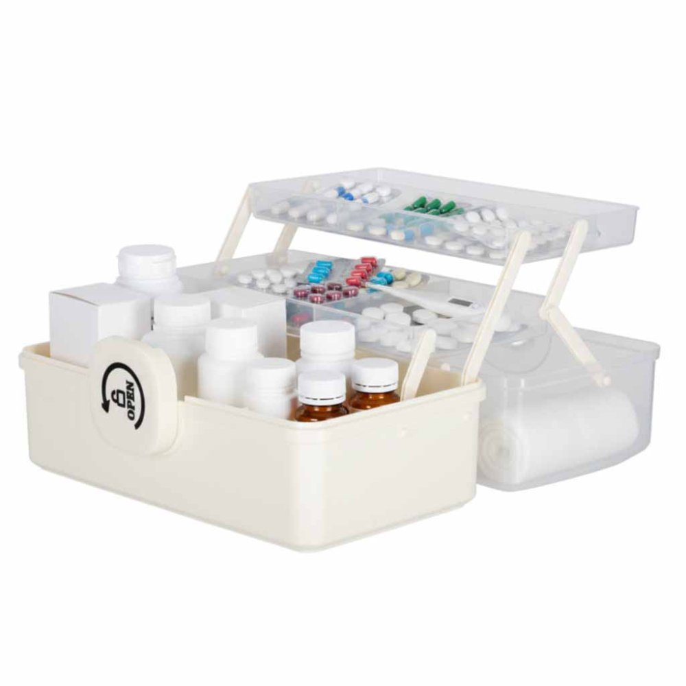 Organizer Box First Aid Kit for Medication Storage, 29x16x15cm (2)