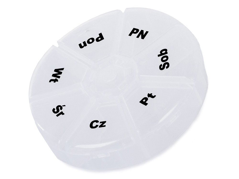 Medication Organiser for 7 Days, Weekly Pill Box Container (3)