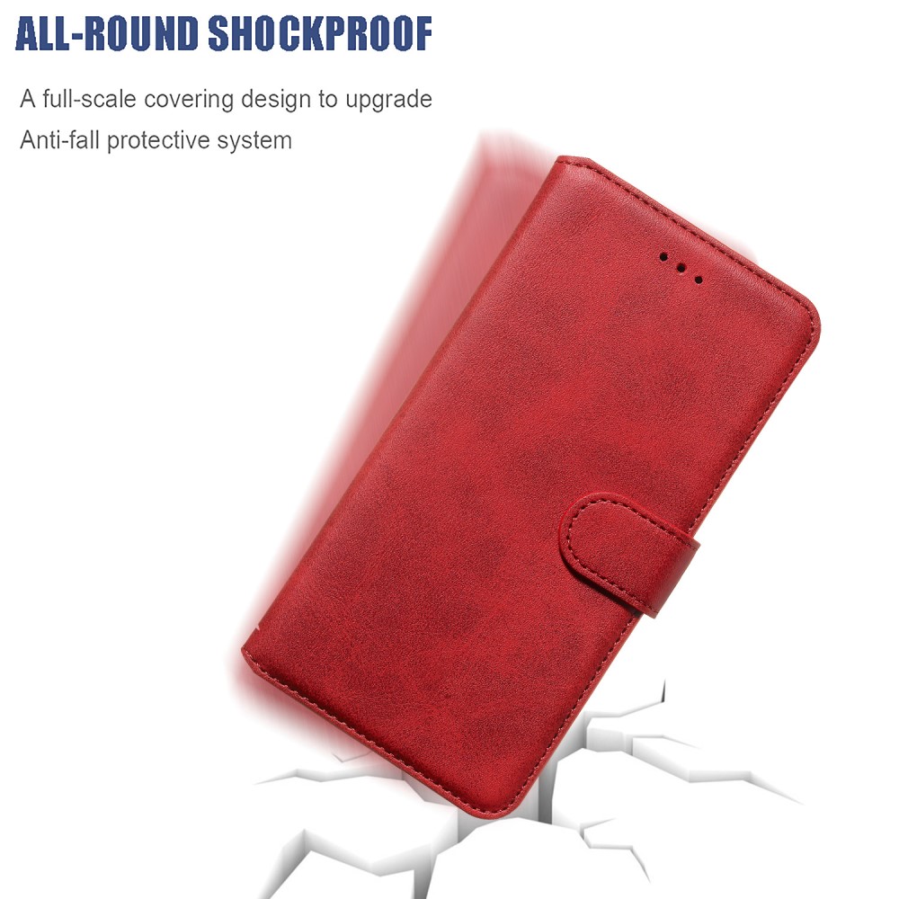 Xiaomi Mi 9 Lite / CC9 / CC9mt Classic Wallet Leather Book Case Cover, Red (0)