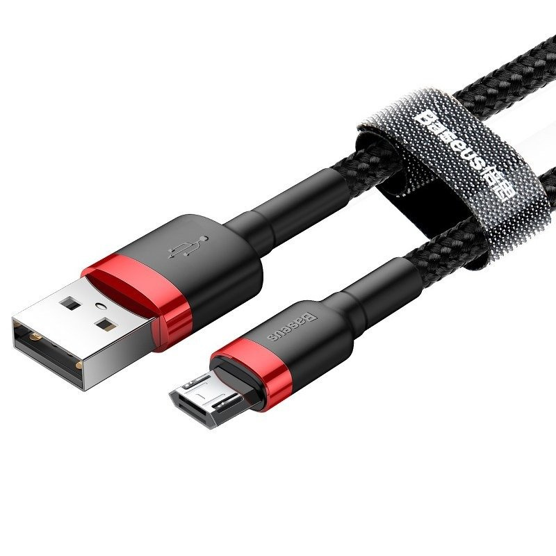 Micro USB Cable Baseus Cafule 1.5A 2m Red/Black (0)