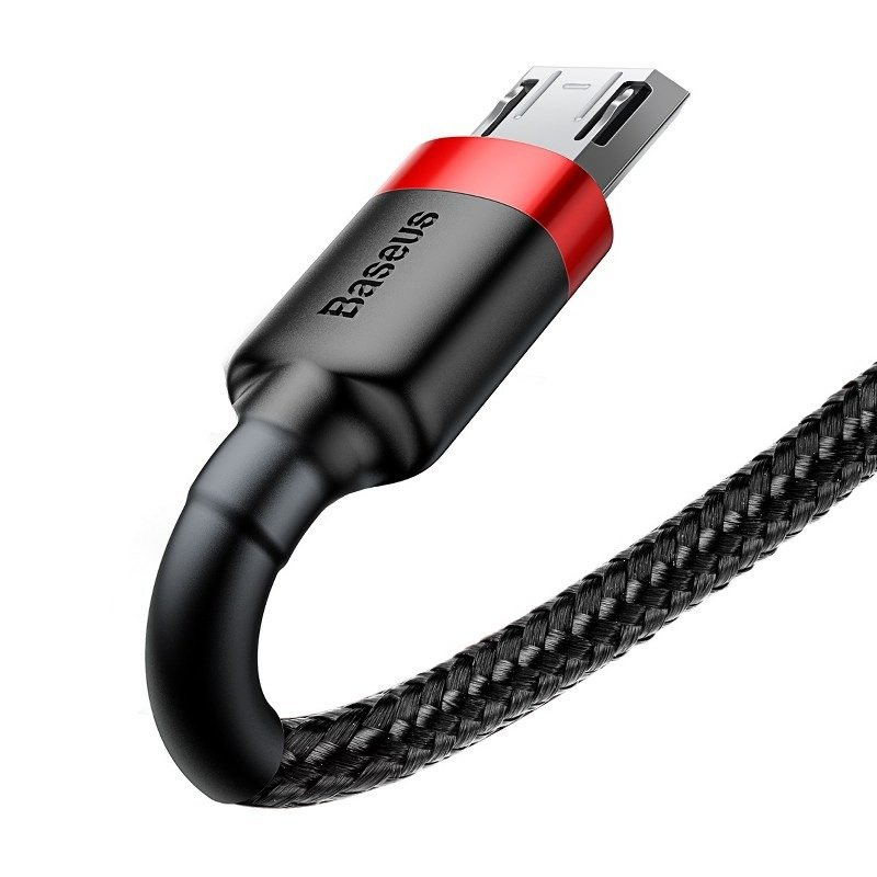 Micro USB Cable Baseus Cafule 1.5A 2m Red/Black (3)