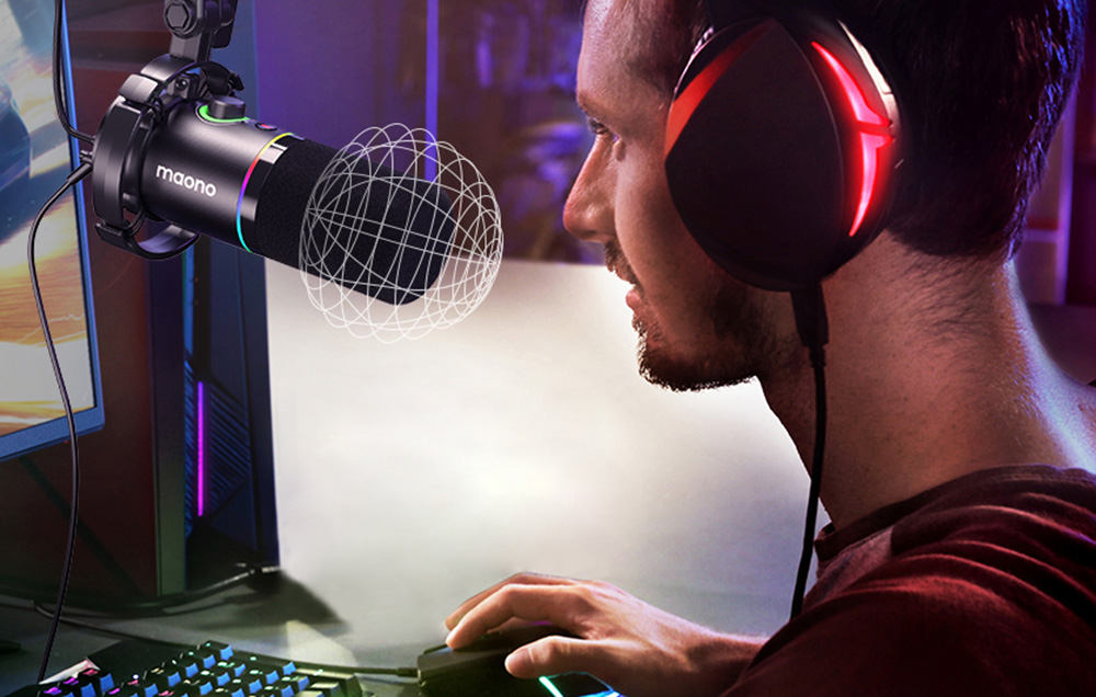 Dynamic Microphone Maono PD200XS (black) (3)