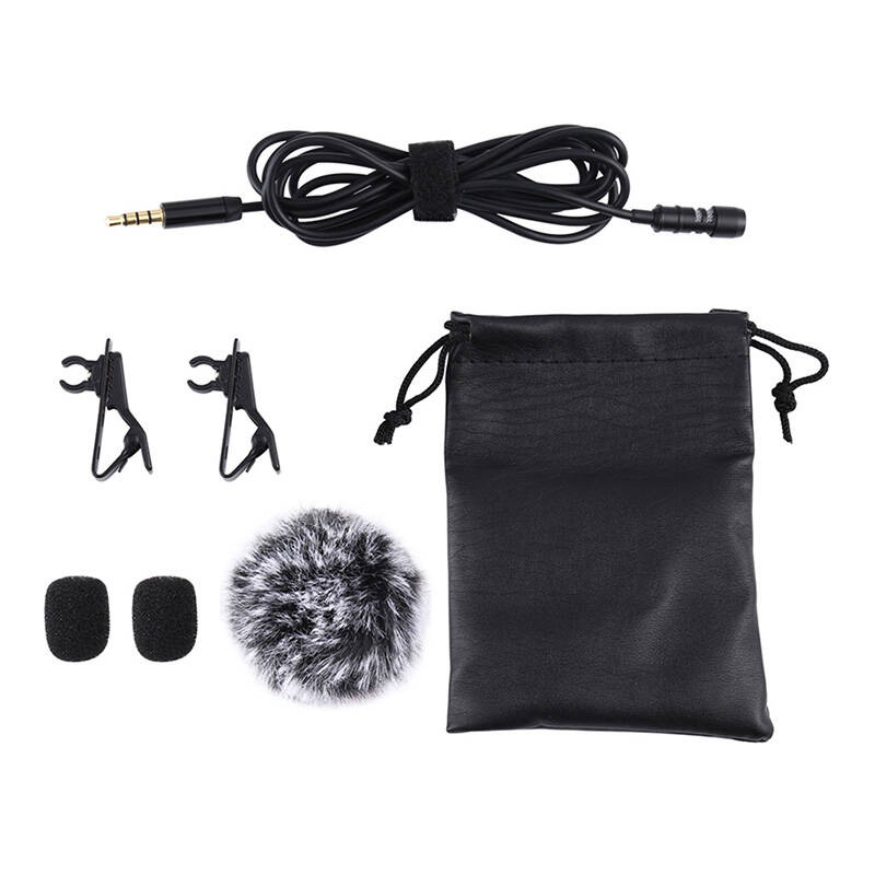 Lavalier Microphone Puluz PU424 3.5mm Jack 1.5m (1)