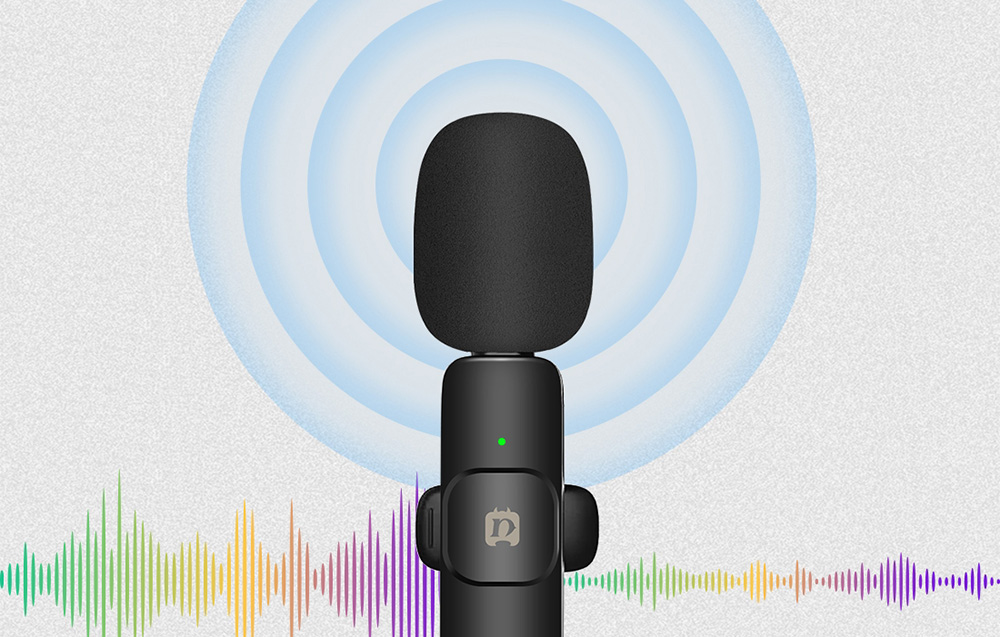 Wireless microphone Puluz PU3151B Lavalier Type C (2)