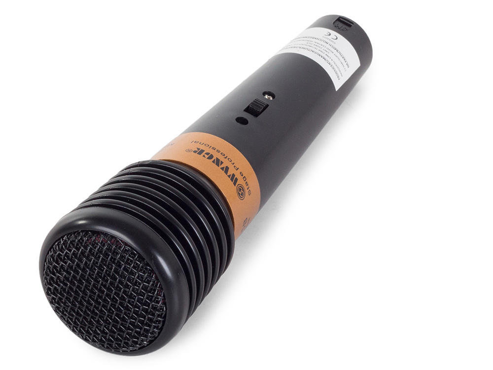 Professional Wired Dynamic Microphone for Karaoke & Singing, Black (2)