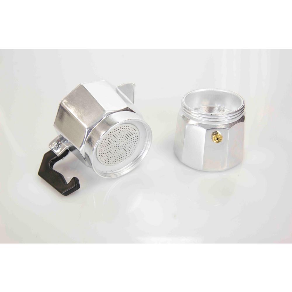 Moka Pot Espresso Coffee Maker 150ml, Silver (4)