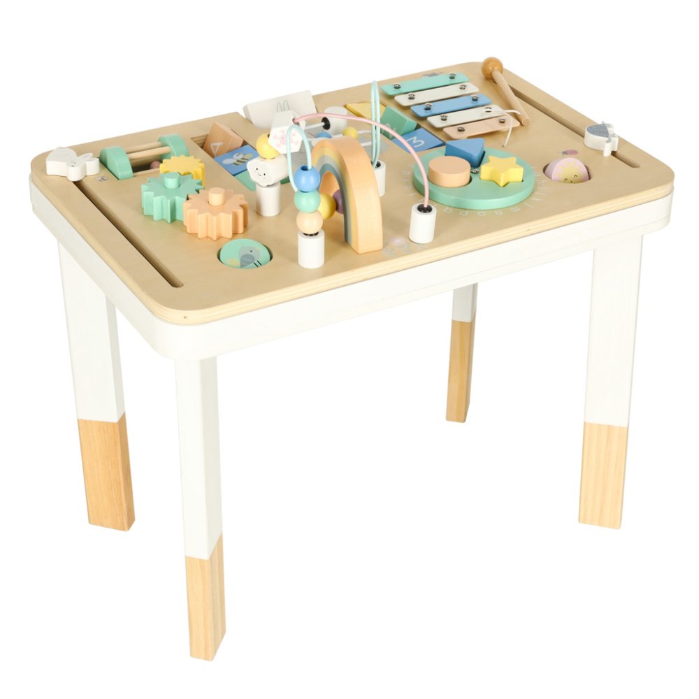 LULILO Montessori Kids Manipulative Table, Mint (2)