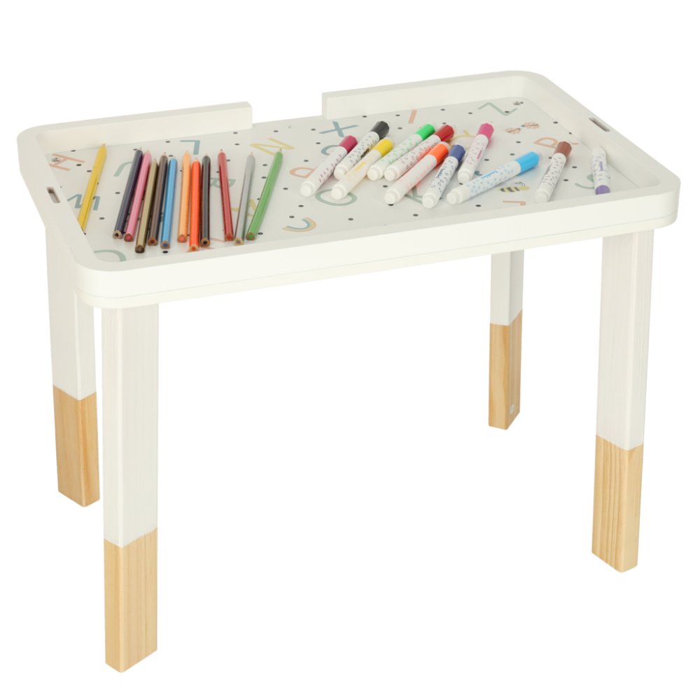 LULILO Montessori Kids Manipulative Table, Mint (5)