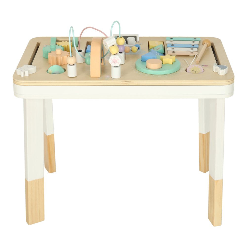 LULILO Montessori Kids Manipulative Table, Mint (6)