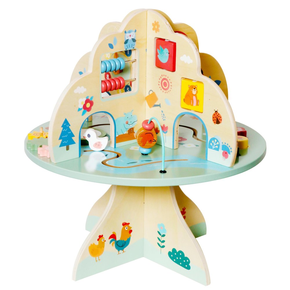 Wooden Activity Tree Educational Learning Table for Toddlers (0)