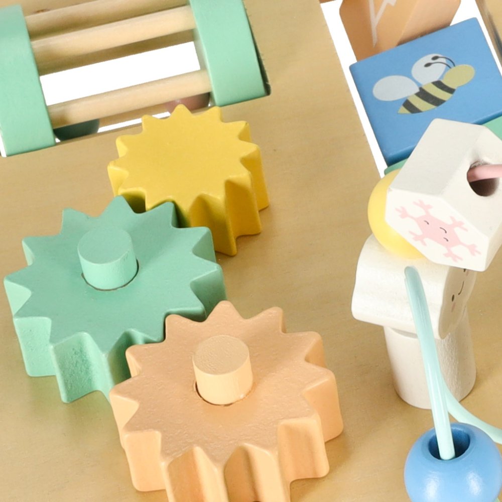 LULILO Montessori Kids Manipulative Table, Mint (9)