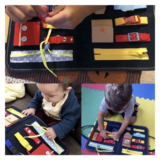 Kruzzel 23618 Educational Toy Manipulation Sensory Busy Board (0)