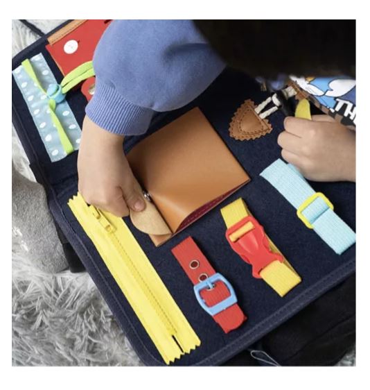 Kruzzel 23618 Educational Toy Manipulation Sensory Busy Board (2)