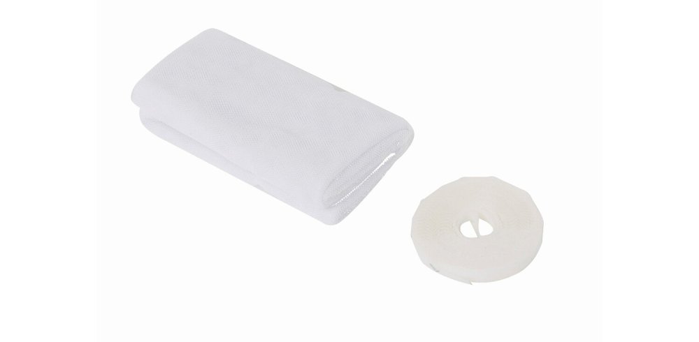Mosquito Mesh Net Anti-Insect Screen for Windows - 180x150cm, White (0)