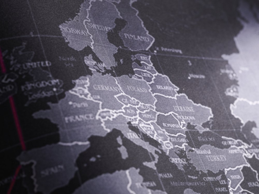 Computer Table Carpet Mat Mouse Pad with World Map - 40x90x0.4 cm (1)