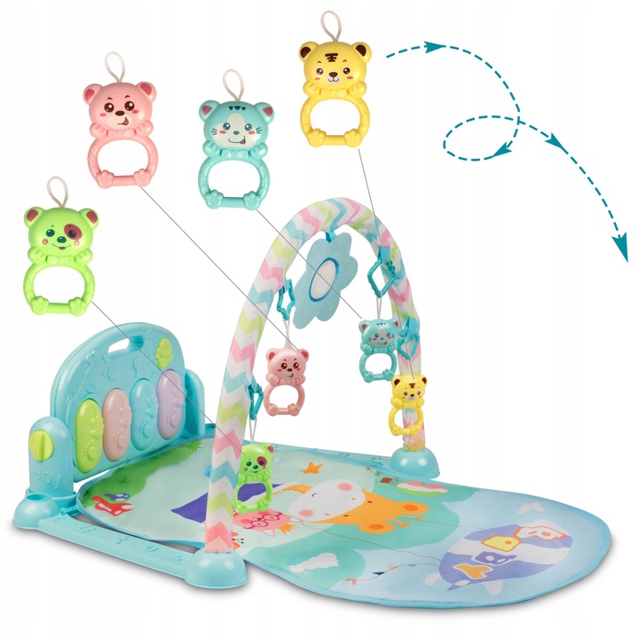 Ricokids 7314 Kids Interactive Educational Mat with Piano (3)
