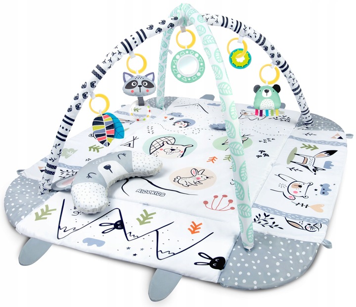Ricokids 3in1 Interactive Kids Mat 110x100cm, Rabbit (4)