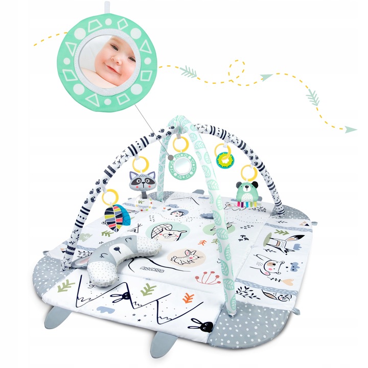 Ricokids 3in1 Interactive Kids Mat 110x100cm, Rabbit (8)