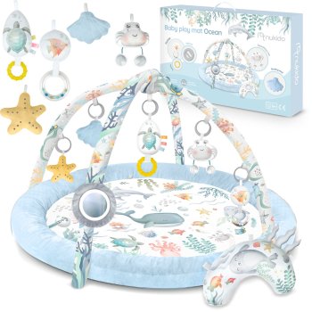 Nukido Ocean Kids Interactive Educational Mat, Blue