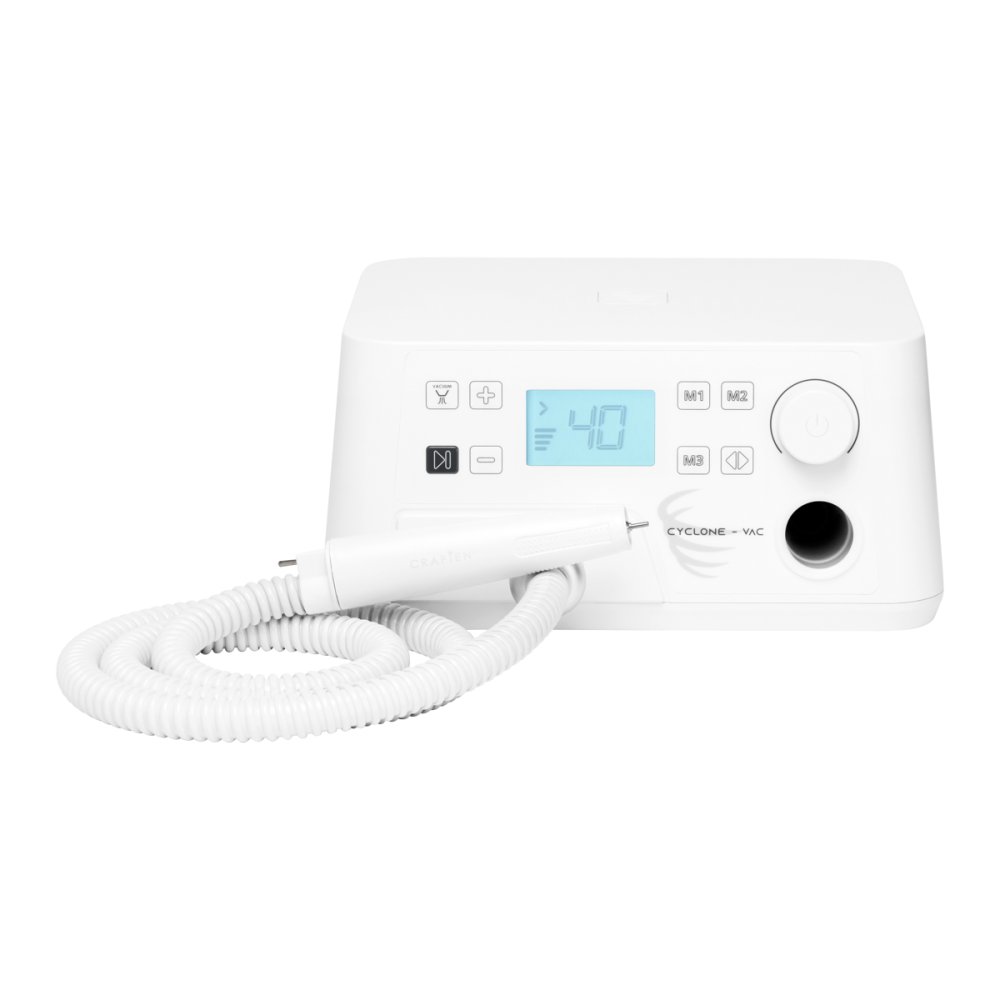 Manicure & Pedicure Nail Drill Milling Machine Saeyang Marathon Cyclone-Vac + SH300 24 W, White, With Dust Extraction,... (1)