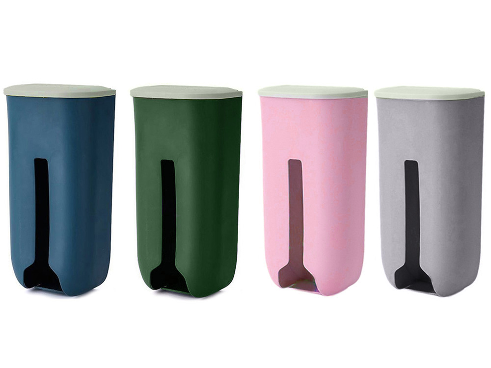 Kitchen Grocery Plastic Bag Holder Dispenser Wall Mounted Garbage Bag Holder Refillable Trash Bag Saver Kitchen... (0)