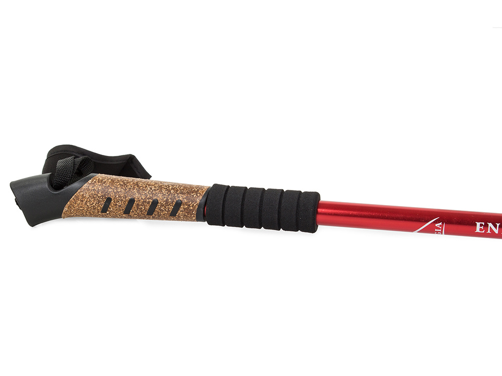 Telescopic Nordic Walking Poles 2pcs, Red (4)